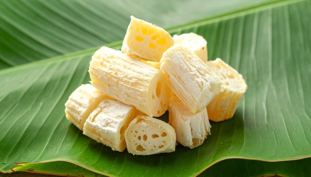 Indonesian Tape Singkong Fermented Cassava Dessert