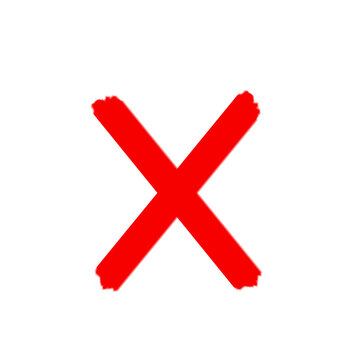 red cross mark