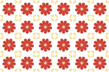 Fototapeta premium Mexican Background. Pattern With Flower Motif.