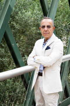Older man with a youthful and energetic appearance