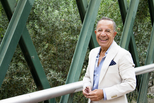 Older man with a youthful and energetic appearance