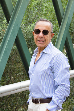 Older man with a youthful and energetic appearance