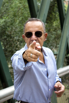 Older man with a youthful and energetic appearance