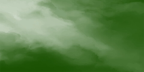 Abstract dreamy cloud formations drift across a lush, verdant green backdrop, creating a sense of ethereal beauty and serenity. © ITS OK