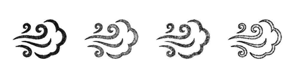 Sketch air magic icon design set © David Zydd