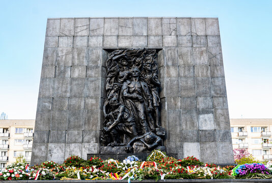 Monument to the Ghetto Heroes in Warsaw