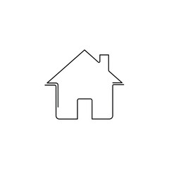 Fototapeta premium Green house icon on a white background featuring a 3d vector design of a residential property building symbol for real estate business and web construction architecture