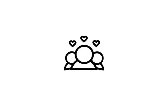 Fans icons thumb for mobile apps, websites, interface