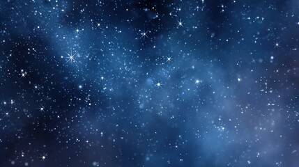 Obraz premium Cosmic scene with sparkling stars