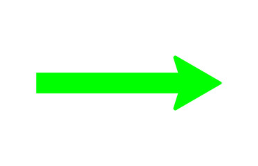 green arrow point right side direction png © Photix Studio