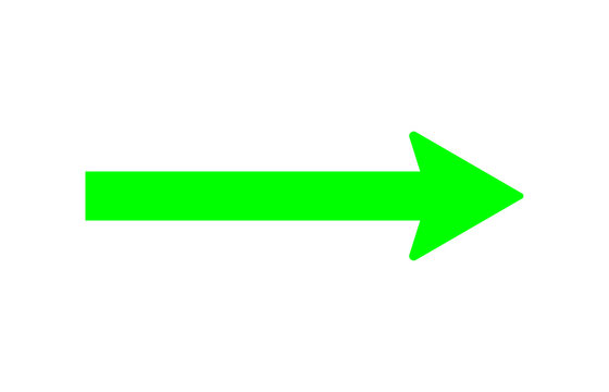 green arrow point right side direction png