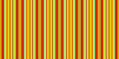 Obraz premium Vibrant vertical stripes in warm yellow, orange, and red hues. Perfect for backgrounds, textiles, or website design. This bold, energetic pattern evokes feelings of warmth, joy, and optimism.