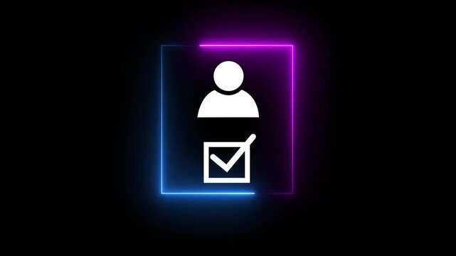 Know your customer (KYC) concept. Businessman use laptop with identity verification symbol for Increase financial security and access personal financial data. Biometrics security.4k video.