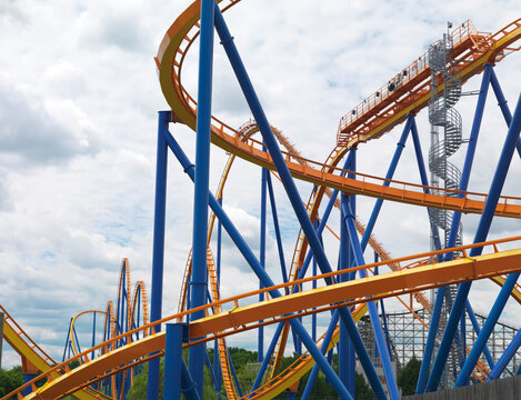 Behemoth Large Roller Coaster Rail