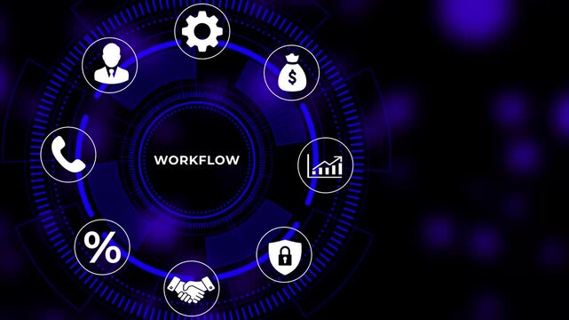 Workflow Optimization Business Process Management Infographic productivity