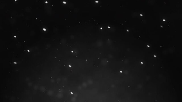 falling snowflakes 