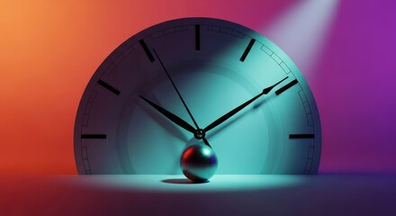 A stationary object stands still amidst a blurring clock face, its rapidly spinning hands symbolizing the swift passage of time and an unmoving moment, dynamic, stationary, blur