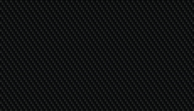 Dark carbon fiber texture background material design pattern seamless surface backdrop, high-resolution weave illustration