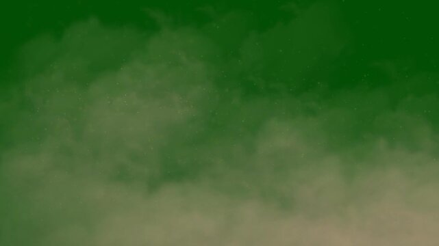 Dust Particles on Green Screen - Atmospheric Animation, The video element of on a green screen background, Ultra High Definition, 4k video, on a green screen background.