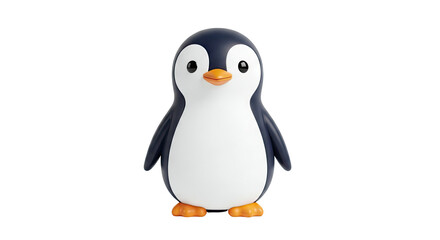 Obraz premium Cute 3D Cartoon Penguin