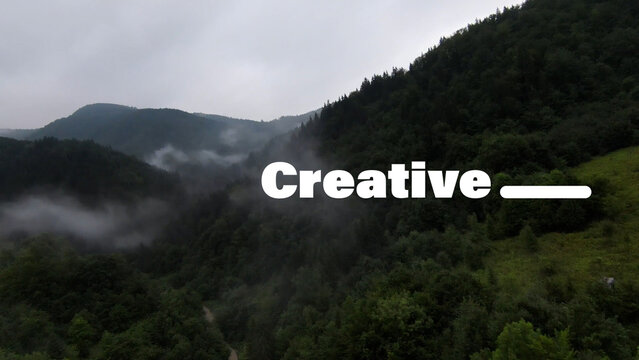 Creative Text Transition Template