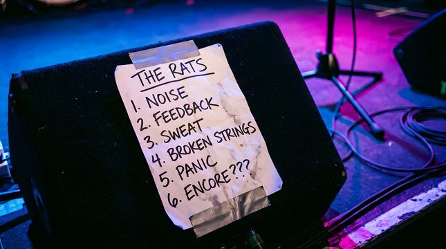 Band Setlist on Amplifier