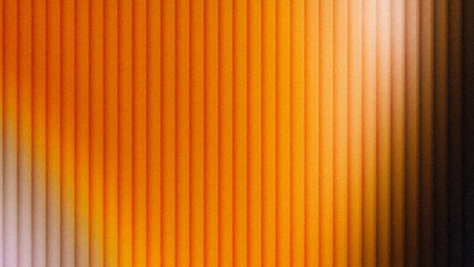 Obraz premium Grainy amber and bronze reeded glass texture with intense lo-fi noise. Ideal for high-impact retro tech branding and modern digital visuals.