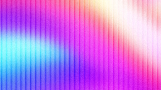 Grainy neon pink and cyan reeded glass with vibrant lo-fi noise. Ideal for creative retro digital art and vibrant aesthetic media surfaces.
