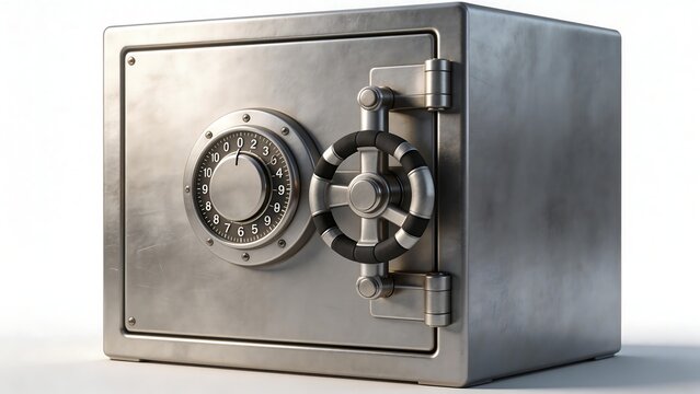 Metal safe with combination lock