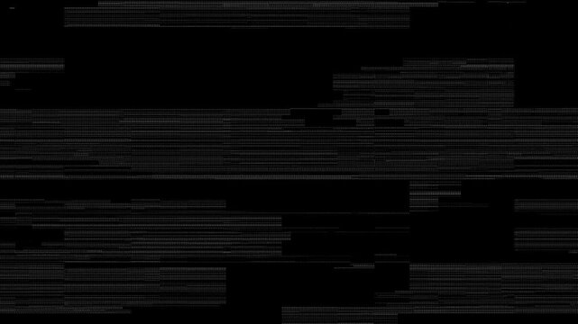 Digital Glitch Pattern with White Dots and Lines Keywords: digital, glitch, pattern, white, dots