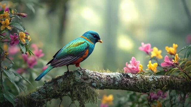 A vibrant, eye-catching image evoking peace and natural beauty. Ideal for nature blogs, environmental campaigns, or to add a touch of serenity to any 