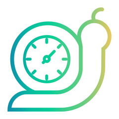 snail Line Gradient Icon © darwin