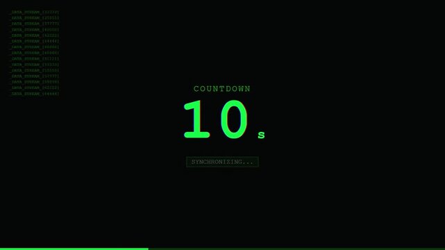 Modern Minimal Countdown Timer Animation | Clean Flip Clock Timer | Digital Timer Video.