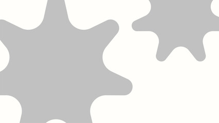 Abstract gray star shapes vector, desktop wallpaper