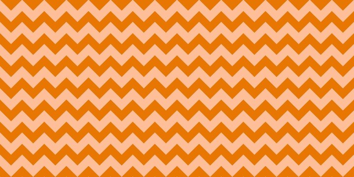 Vibrant orange and soft peach fuzz chevron pattern background. Seamless zigzag geometric texture perfect for summer themes, autumn decor, and energetic branding.