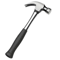 Claw hammer on white background isolated on transparent background