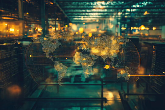 Intricate global value chains connecting manufactures