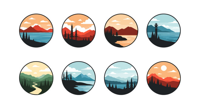 Colorful easter eggs set with glossy global internet icons, web buttons, sphere and world map symbols design illustration