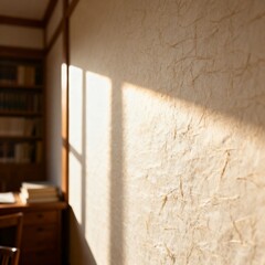 따뜻한햇살이비치는한지벽지서재인테리어