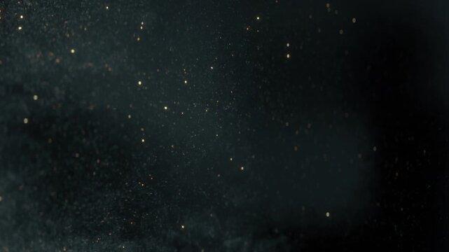 Motivational vintage typeface displaying the phrase build your dream with subtle particle motion and dust effects suggesting inspiration video footage