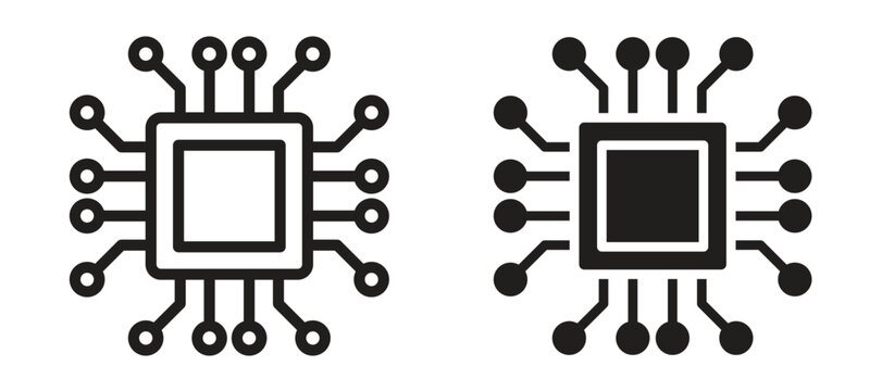 Computer science icon vector design template and illustration EPS10.