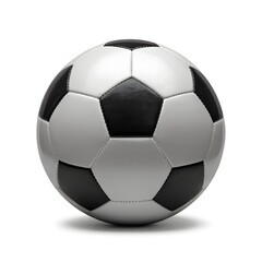 Fototapeta premium Classic Soccer Ball For Football Game Sport Training Equipment Round Pattern Play Activity