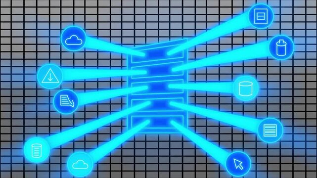 File sharing download network dashboard on grid