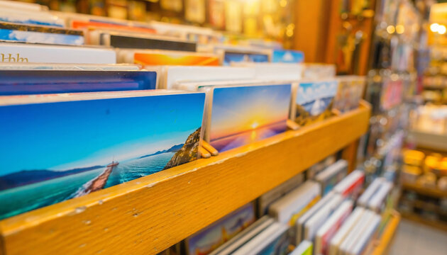 Travel Brochures And Tourist Guides Displayed On Information Stand