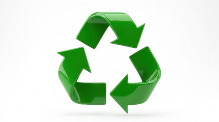 Fototapeta premium Environmental Recycling Symbol Illustration Representing Sustainability and Eco-Friendly Practices