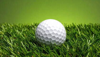 Fototapeta premium golf ball on green grass
