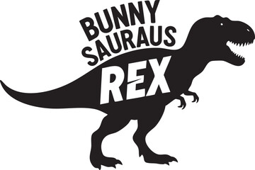 Easter Bunny, Bunny saurus Rex Easter T Rex Vector © ALPHA 2.0