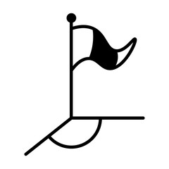 Soccer Corner Flag Icon © Stealth
