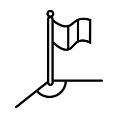 Soccer Corner Flag Icon © Stealth