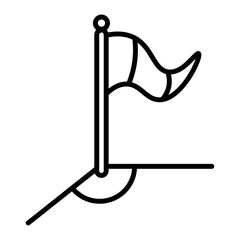 Soccer Corner Flag Icon © Stealth